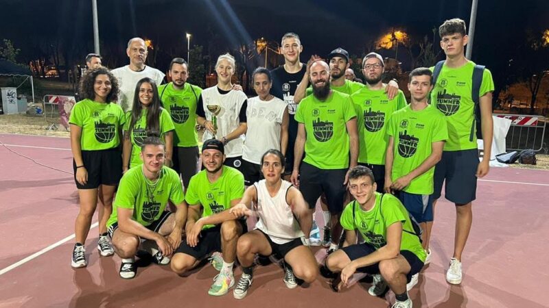 Marino, basket 3 contro 3 all star summer al parco della Pace