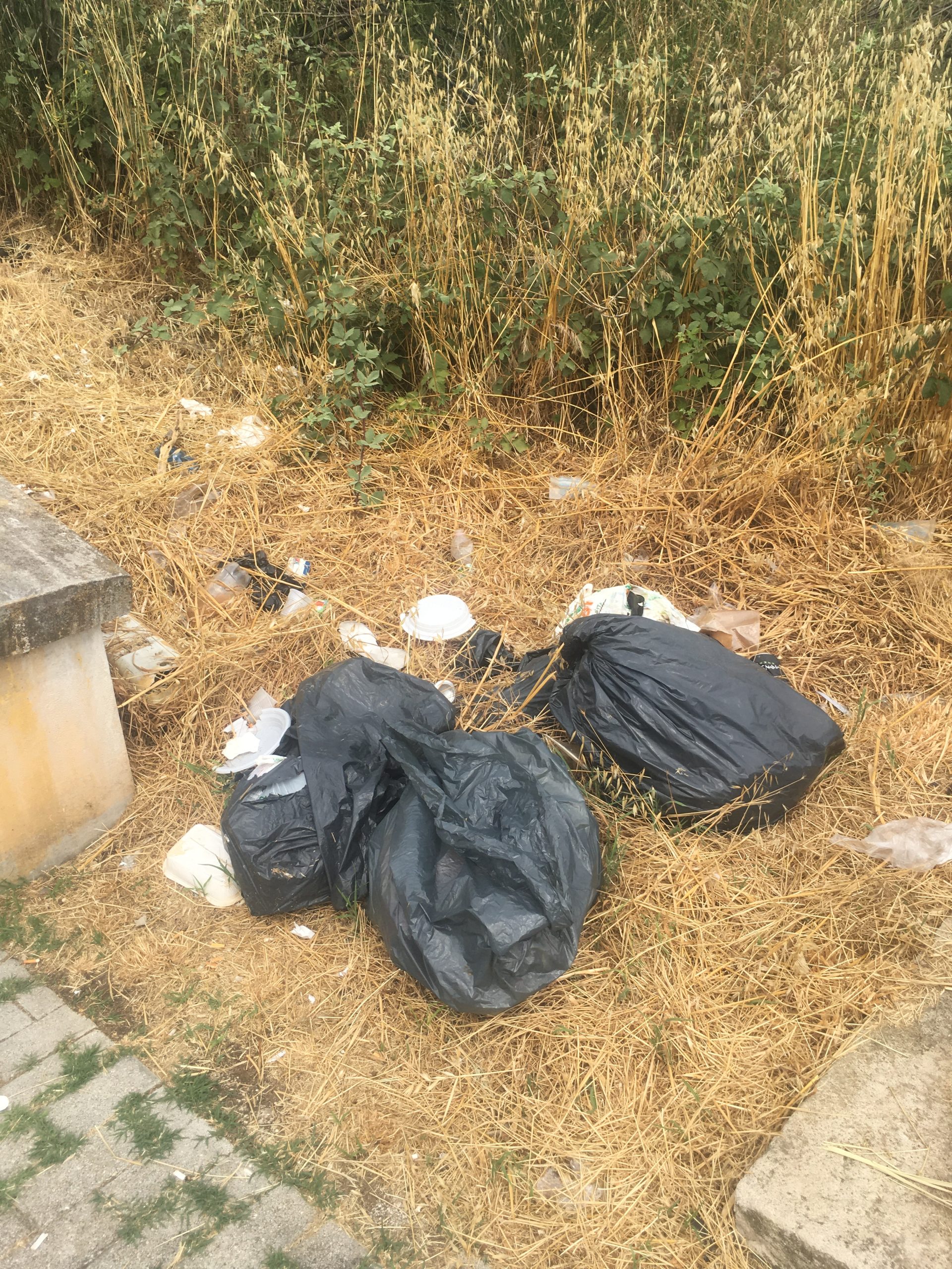 Campoleone, degrado in strada alla stazione ferroviaria, frequentata ogni giorno da centinaia di pendolari. La segnalazione dei lettori