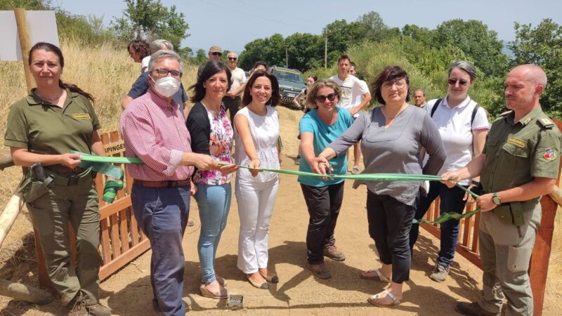 Monte Compatri, inaugurato un nuovo frutteto alla collina degli Asinelli