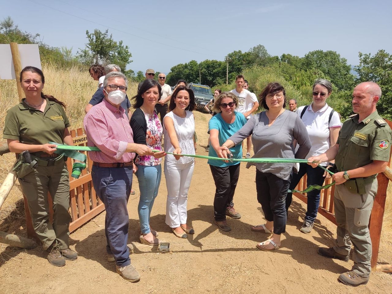 Monte Compatri, inaugurato un nuovo frutteto alla collina degli Asinelli