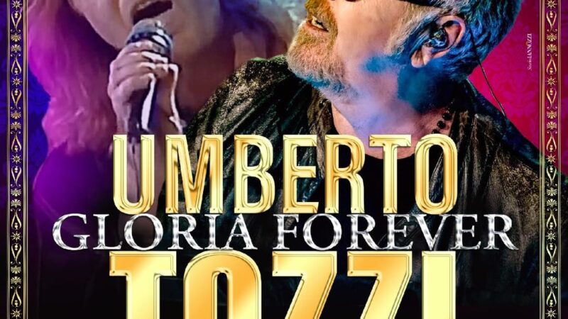 Nuova data del concerto di Umberto Tozzi: Anzio apre il tour italiano di “Gloria Forever”, domenica 10 luglio, alle ore 20,45 in piazza Garibaldi