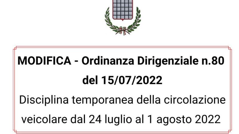 Grottaferrata, modifica ordinanza viabilità su corso del Popolo “Je So Pazzo 2022”