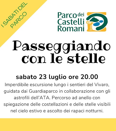 Rocca di Papa, sabato 23 luglio appuntamento all’Osservatorio Astronomico “Livio Gratton” per la passeggiata notturna