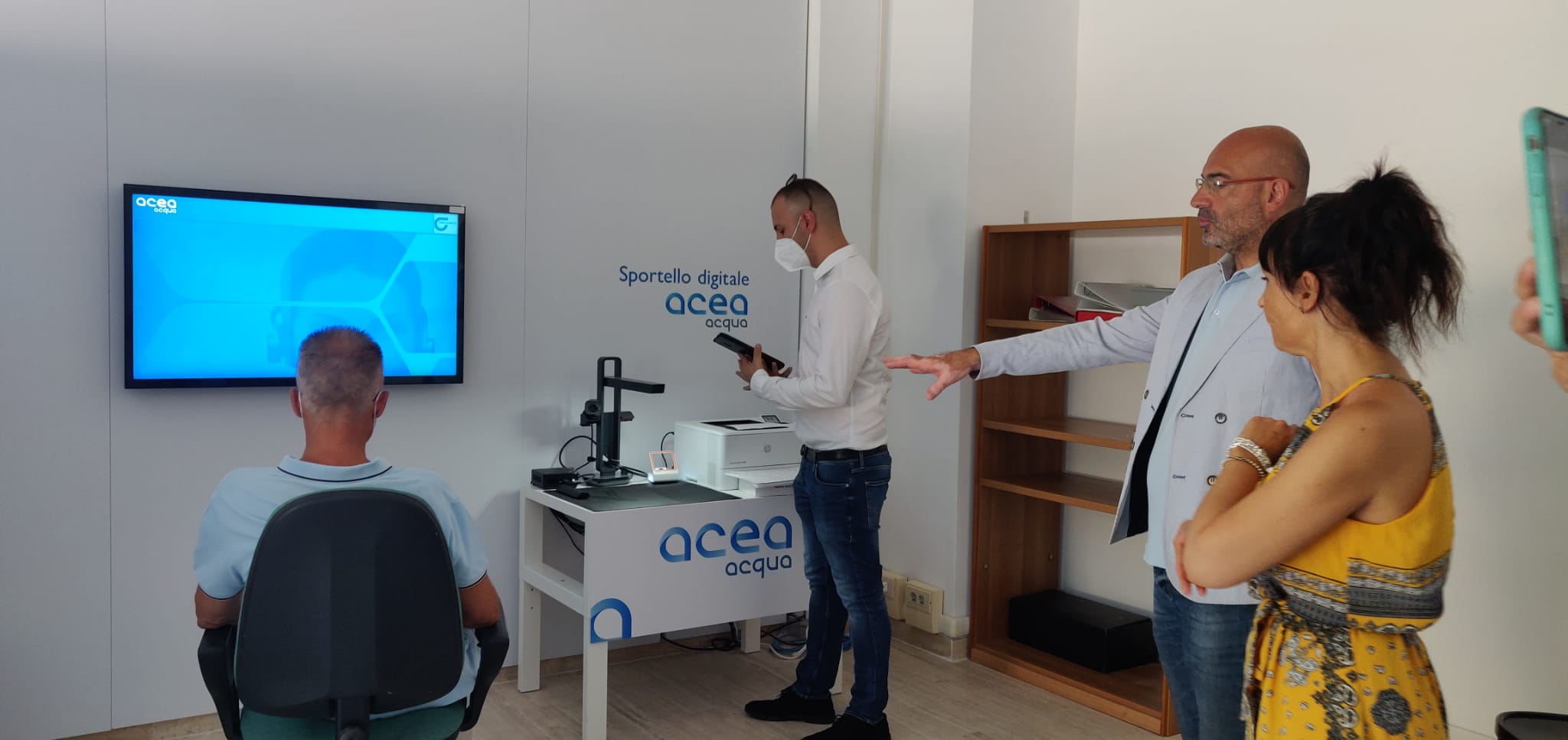 Castel Gandolfo, apre Waidy point, lo sportello digitale Acea Ato 2