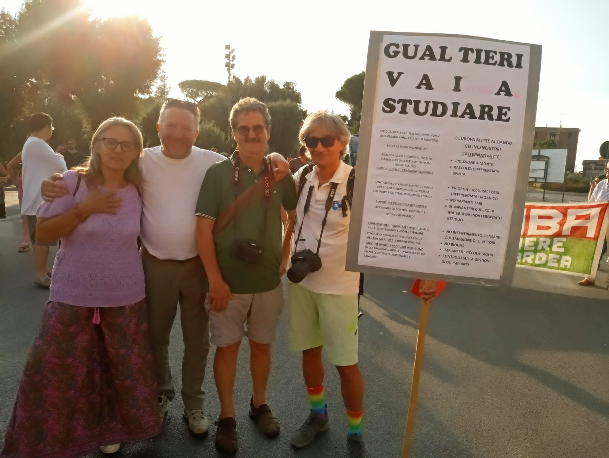 Albano: La senatrice Fattori ha partecipato alla manifestazione contro la discarica e il termovalorizzatore. Le sue dichiarazioni