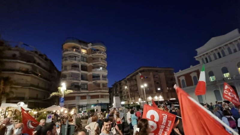 Anzio-Nettuno, Corteo della Legalità, centinaia i partecipanti. Anche la Cgil territoriale presente