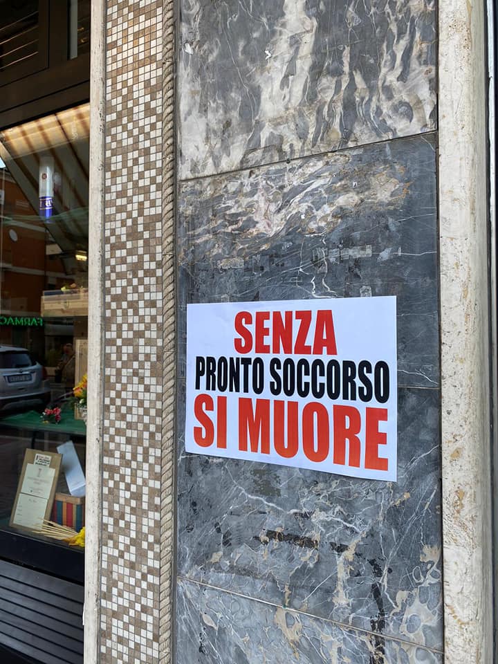 Colleferro, grande adesione all’Iniziativa dell’Associazione Commercianti e Comitato Tutela Ospedale “Salviamo il nostro Ospedale-Senza Pronto Soccorso si Muore!” 