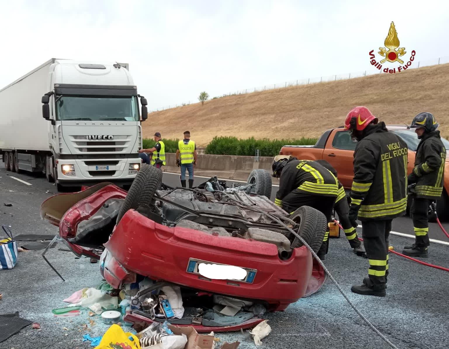 Incidente in autostrada Roma – Napoli morti due coniugi di 72 e 68 anni