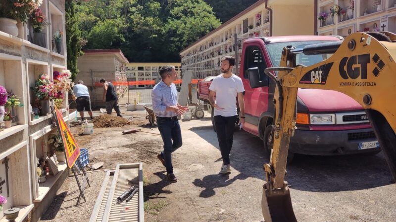 Monte Compatri, lavori in corso al cimitero, chiusura programmata nei giorni del 4 e 5 agosto￼