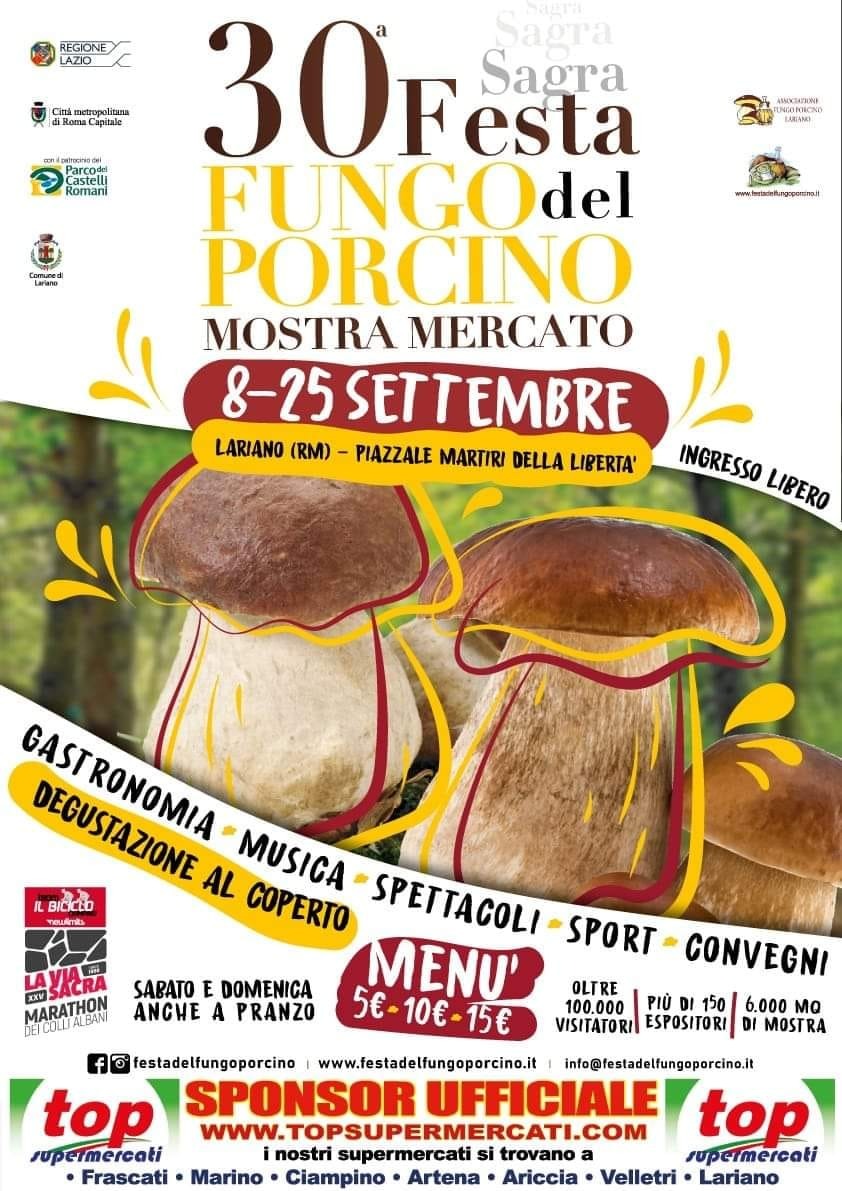 Lariano, torna la sagra de fungo porcino che riporta al centro la tradizione culinaria