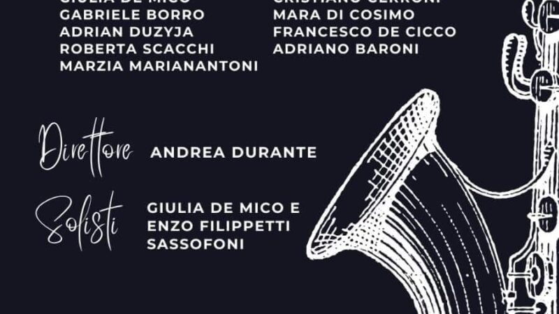 Albano: Eventi dell’estate 2022. Sabato 6 agosto il concerto dell’Ensemble di sassofoni