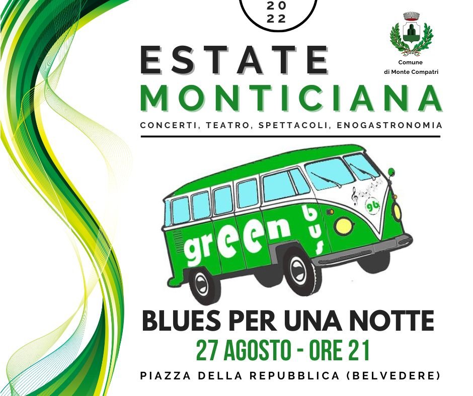 Monte Compatri, sabato 27 blues per una notte al Belvedere