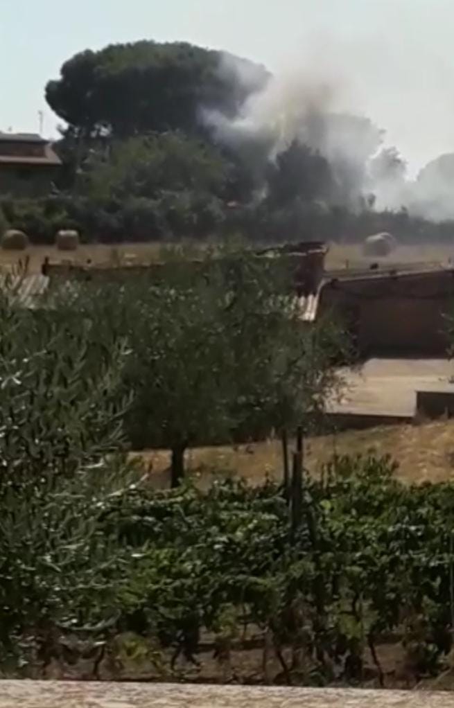 Castel Gandolfo: Incendio in via della Torretta. Un altro in via di bonifica presso la via dei Laghi