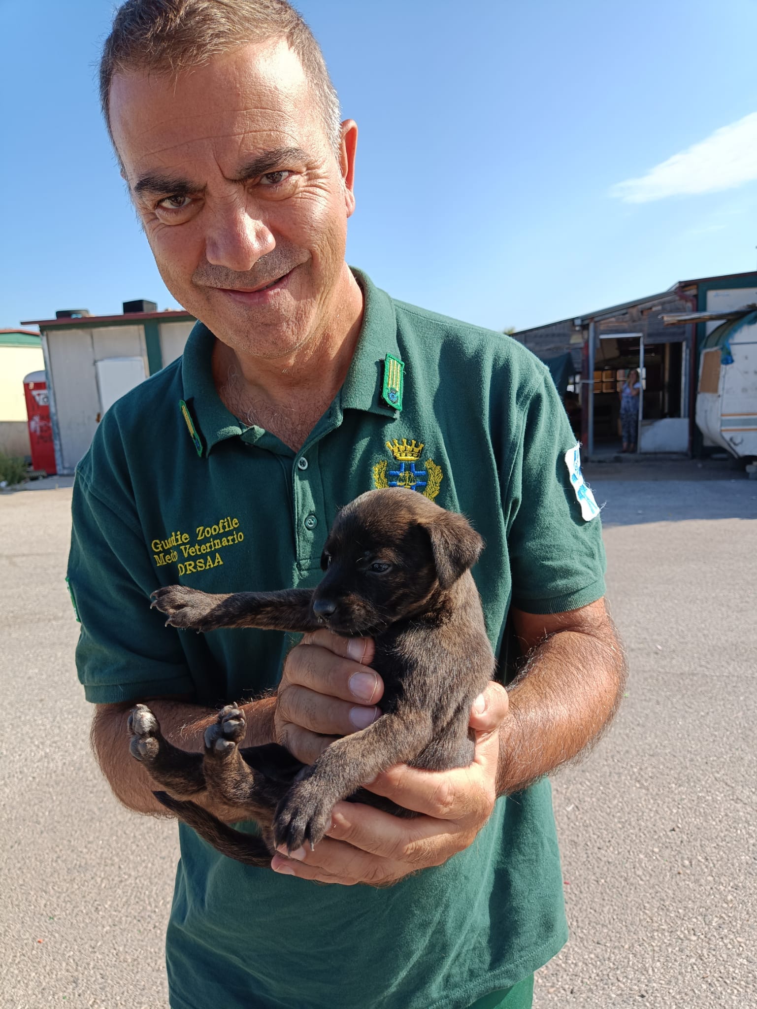 Castel Romano (Rm): Recuperati una mamma e numerosi cuccioli