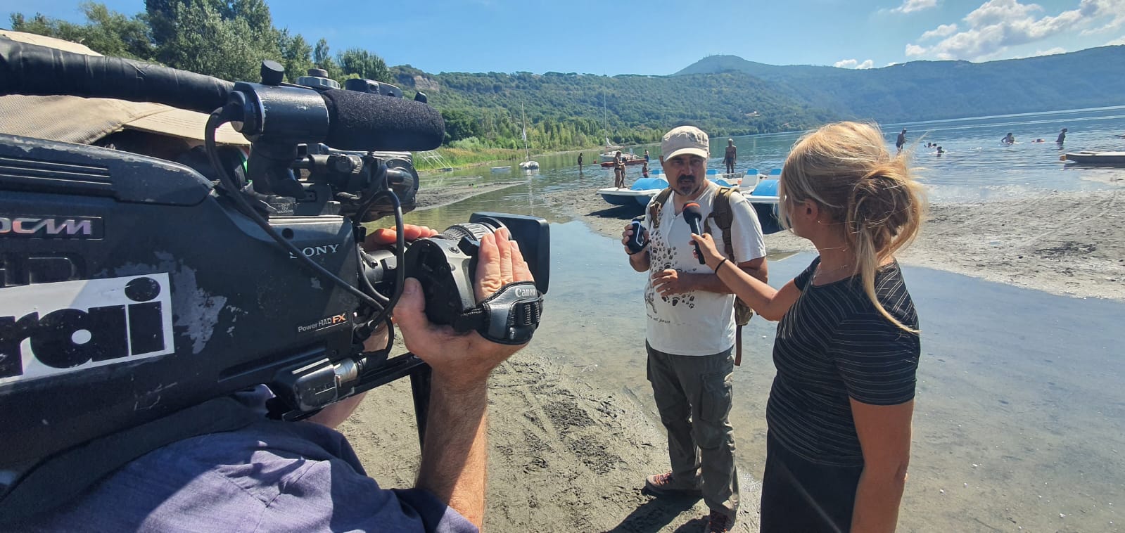 Albano, il contributo dell’associazione “Salute Ambiente” al servizio di UnoMattina sulla crisi idrica dei laghi