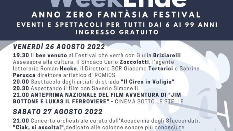 Genzano, dal 26 al 28 agosto il fantasia festival, dedicato a Michael Ende