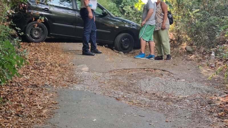 Genzano: Coppia rimane in panne in via di Perino, soccorsi dalla polizia locale e protezione civile