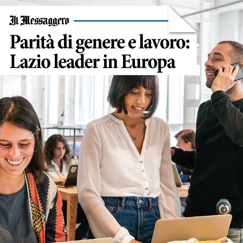 Lazio: Leader in Europa per parità di genere e lavoro