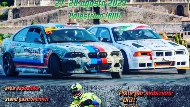 Palestrina: Arriva la terza edizione del Praeneste Rally Drift Show