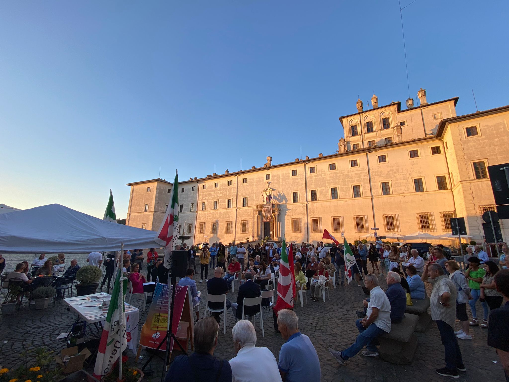 Ariccia, partecipato evento organizzato dal PD per sostenere i propri candidati alle elezioni del 25 settembre