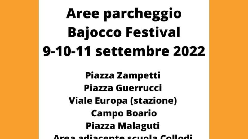 Albano: Le disposizioni in materia di circolazione stradale per il Bajocco Festival