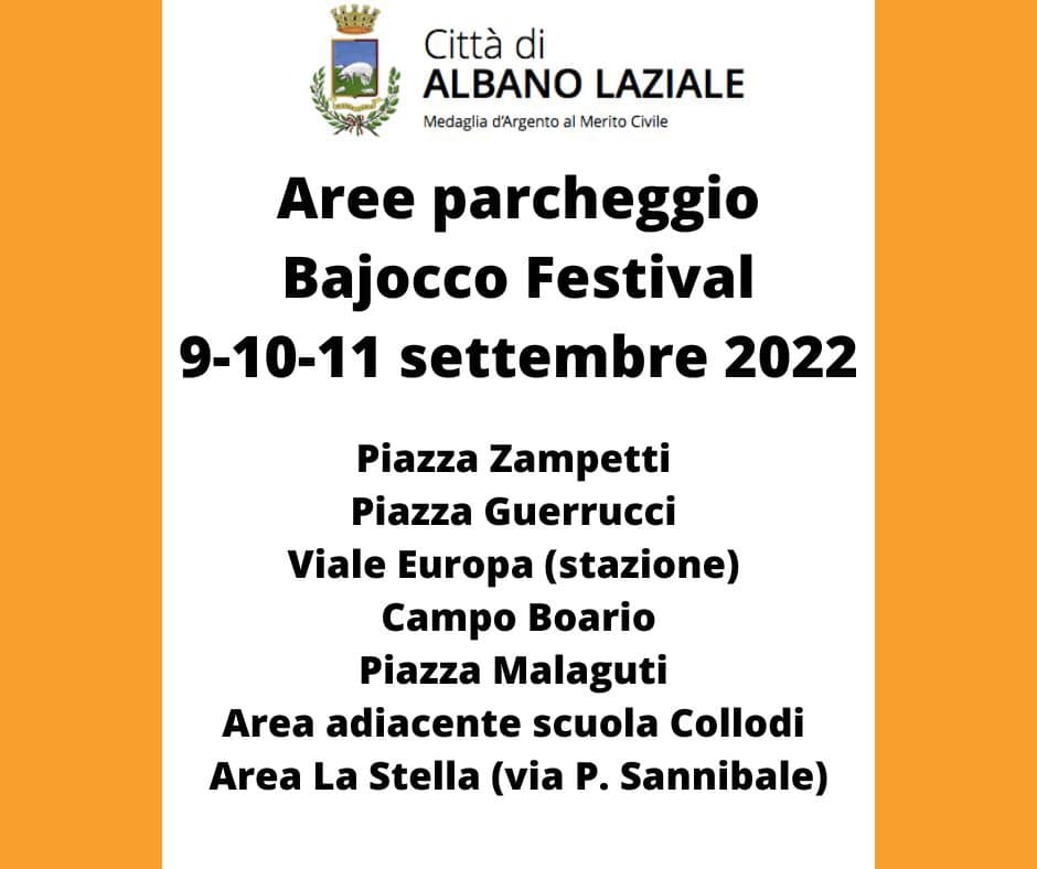 Albano: Le disposizioni in materia di circolazione stradale per il Bajocco Festival