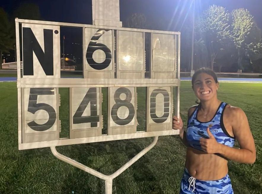 Genzano, l’atleta Benedetta Benedetti stabilisce il nuovo record italiano di lancio del disco under 20. Le parole di Gianluca Ercolani.