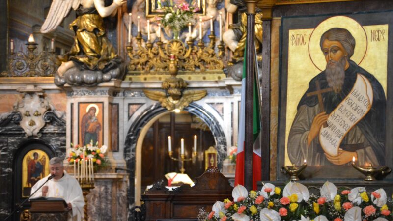 Grottaferrata, ieri pomeriggio la funzione liturgica e la processione in onore di San Nilo