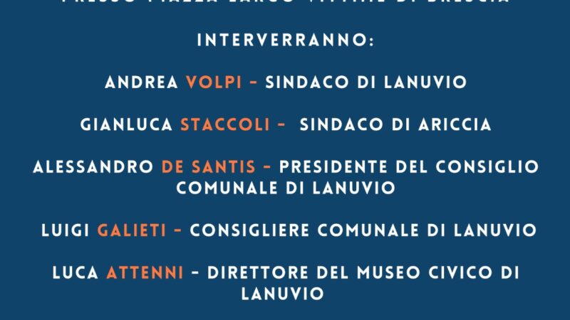 Lanuvio, domenica la presentazione del progetto “Pronti, partenza, via…Appia!”