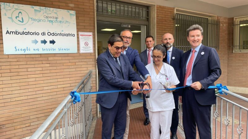 Albano, è stato inaugurato il nuovo ambulatorio odontoiatrico all’ospedale Regina Apostolorum