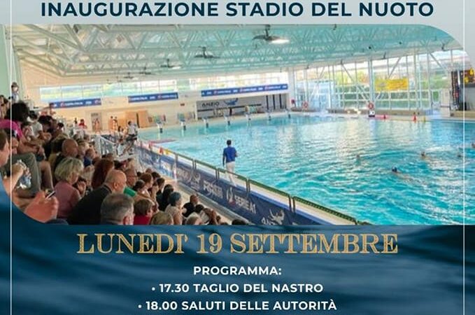 Anzio, nuovo Stadio del Nuoto