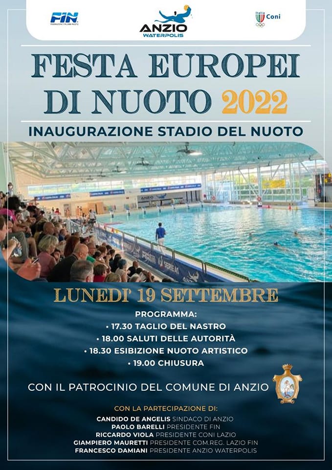 Anzio, nuovo Stadio del Nuoto