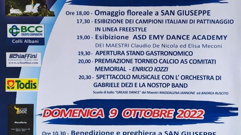 Marino, il quartiere Vascarelle in festa per San Giuseppe. Dedicato a Enrico Iozzi il torneo di calcio A5