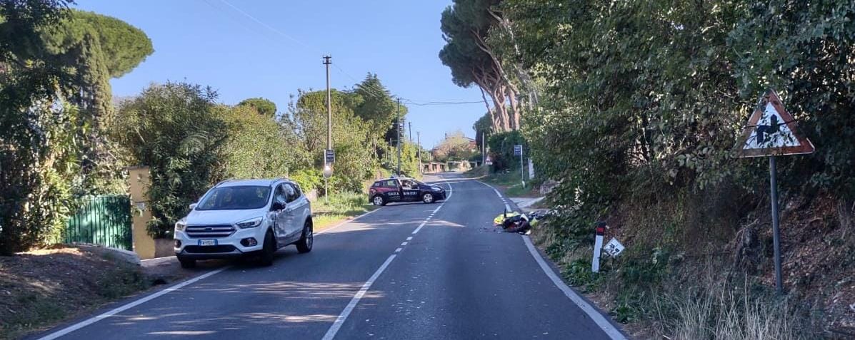 Marino, morto in un incidente su via dei Laghi un motociclista di 32 anni