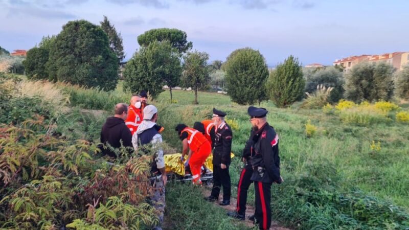 Cecchina, ritrovata stamattina in un terreno agricolo ad un km da casa la signora Maddalena, scomparsa ieri mattina da via Emilia