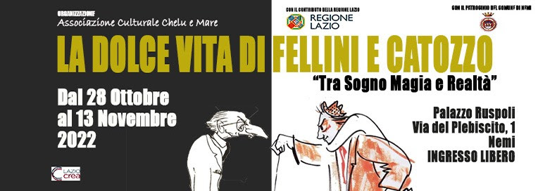 Nemi, La dolce vita di Federico Fellini e Leo Catozzo: la mostra a palazzo Ruspoli