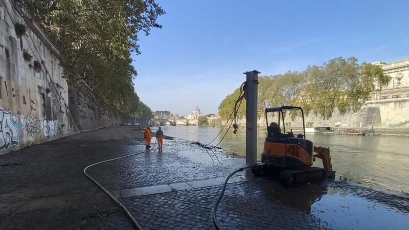 Regione Lazio – Oltre due milioni di euro per manutenzione e pulizia banchine del Tevere