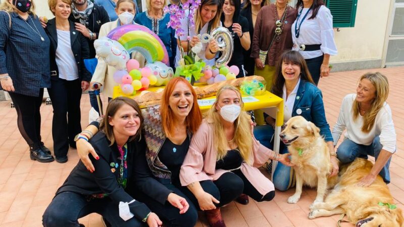 Grottaferrata: Giornata Mondiale Hospice, alla clinica Ini riprende la Pet Therapy con l’associazione Tendi la Zampa