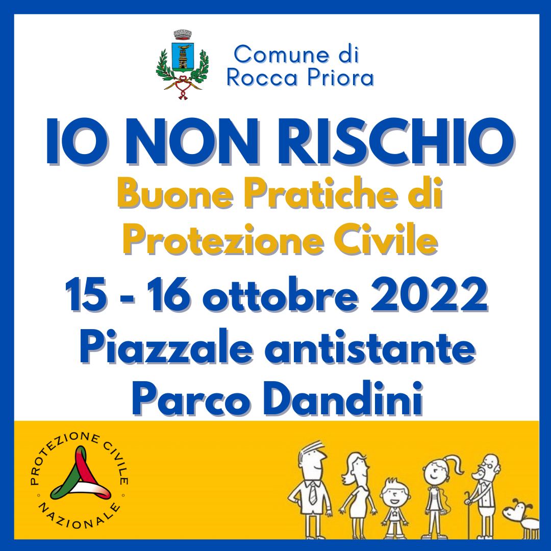 Rocca Priora, “#iononrischio”: la Protezione civile in piazza per diffondere le buone pratiche in caso di pericolo