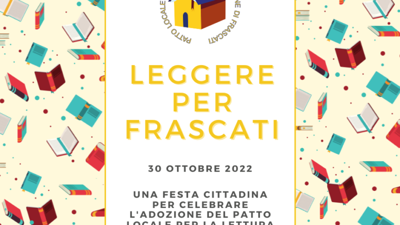 Frascati, “#leggereperfrascati”: un’invasione urbana all’insegna della lettura e del divertimento