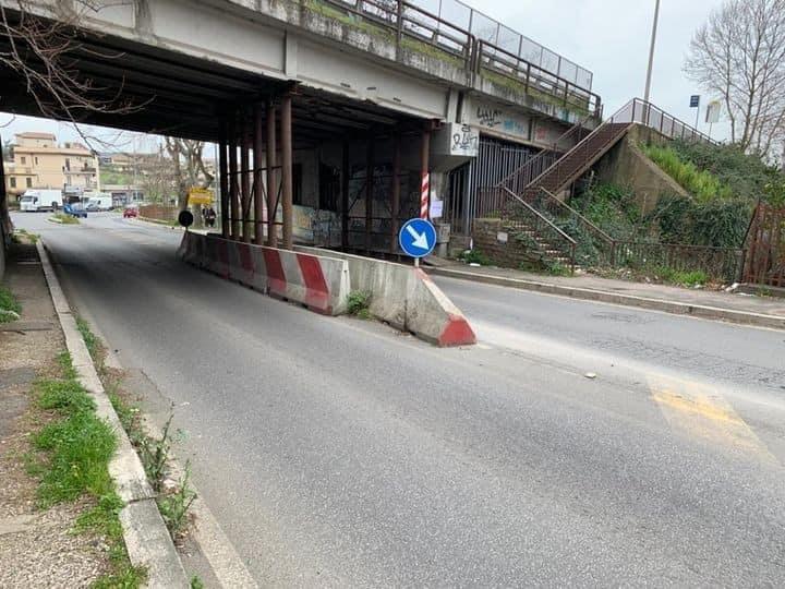 Frascati, a partire da oggi inizieranno i lavori di ripristino del ponte della Tuscolana, lesionato nel 2015￼