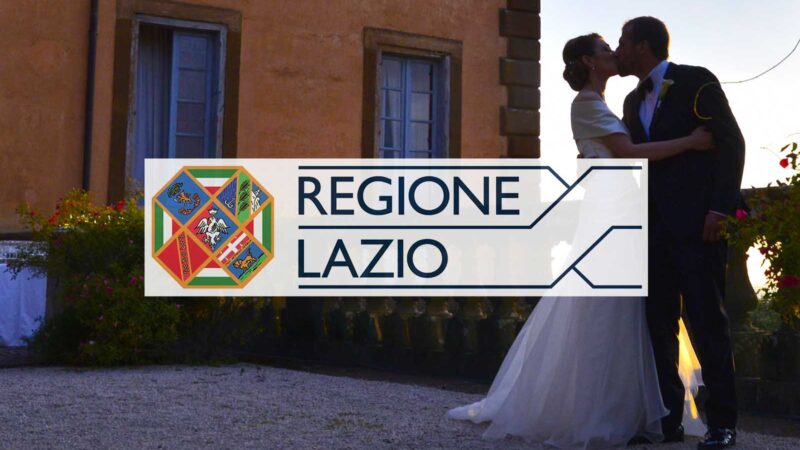 Nel Lazio con amore, per il tuo matrimonio o unione civile, la Regione Lazio regala 2.000 euro