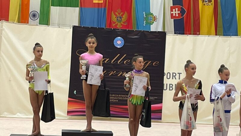 Marino, grande traguardo per la giovane Diana Petrova in Slovenia, stella nascente della  dell’A.S.D. Ginnastica marinese