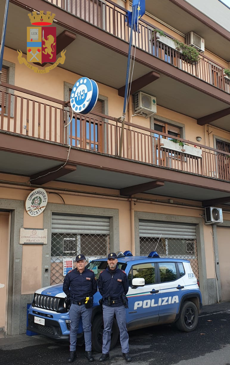 Frascati, eseguita dalla Polizia di Stato misura cautelare del divieto di avvicinamento nei confronti di un 44enne cittadino albanese