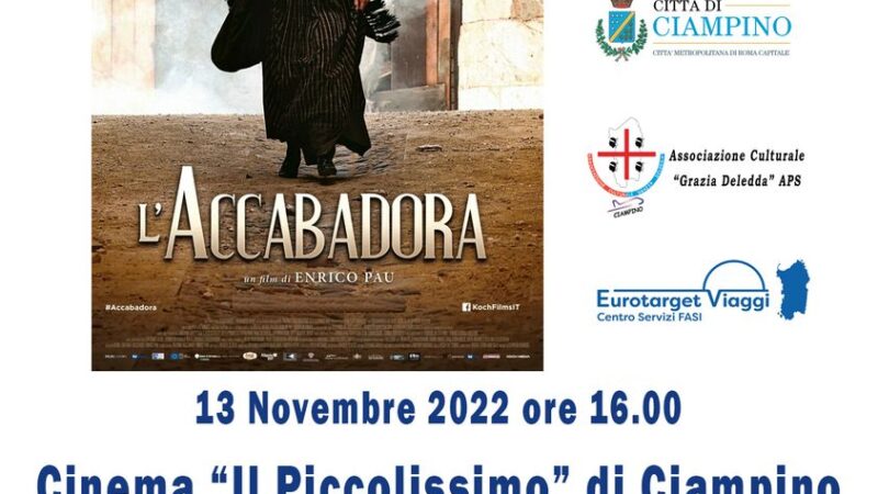 Ciampino, “L’accabadora”, il film di Enrico Pau sarà proiettato al cinema “Il Piccolissimo”