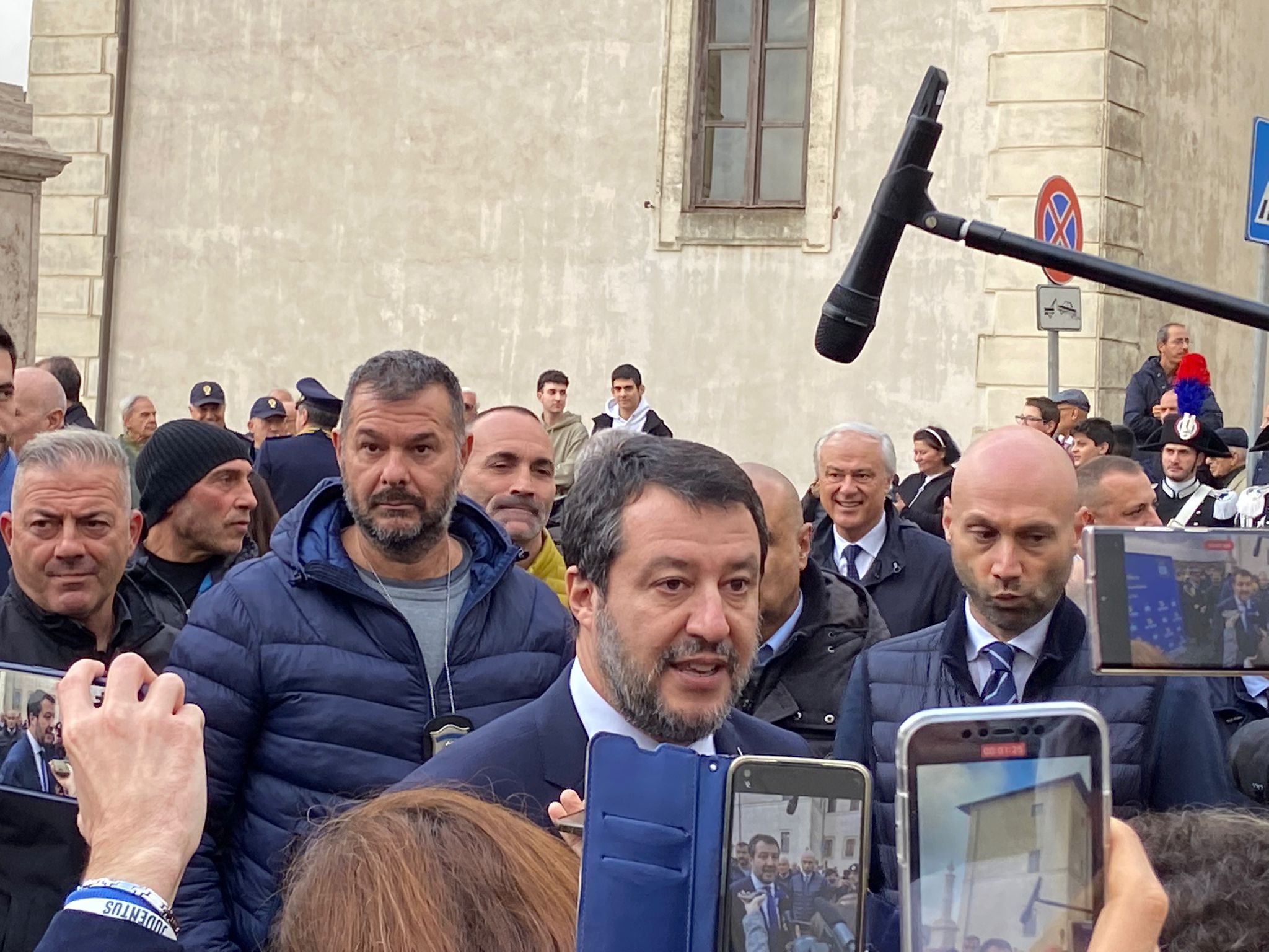 Ariccia: La riapertura del ponte alla presenza di Matteo Salvini