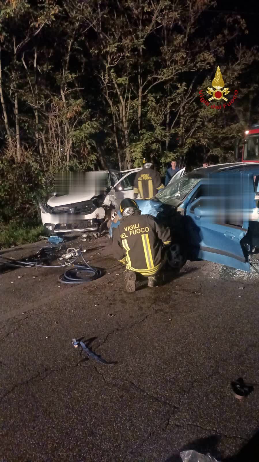 Gallicano nel Lazio, grave incidente su via Prenestina nuova, due persone portate d’urgenza al pronto soccorso