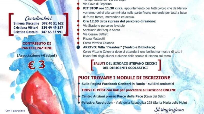 Marino: Oggi la Red Race per correre contro la violenza di genere