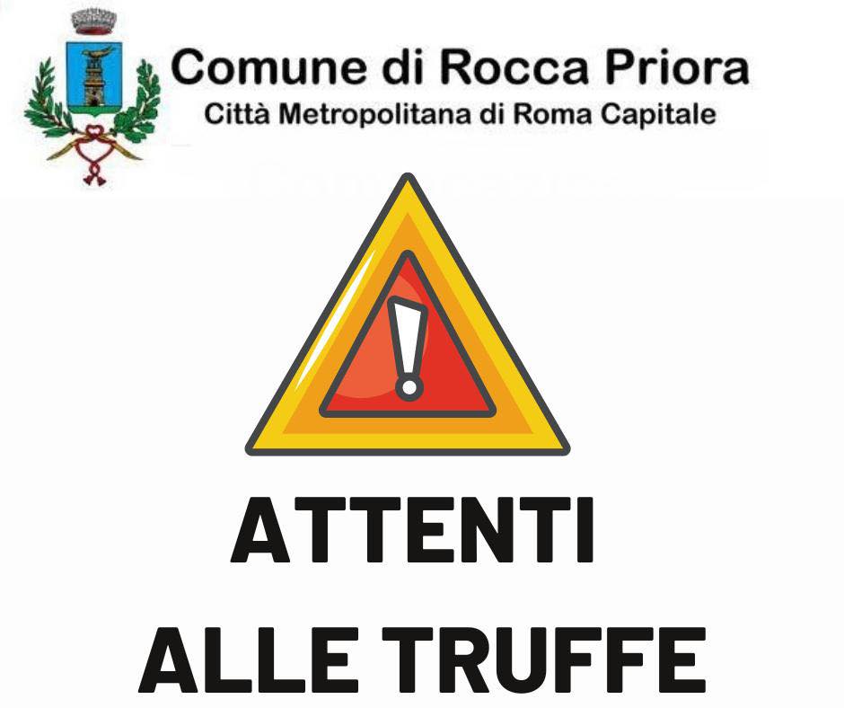 Truffatori degli anziani in azione a Rocca Priora