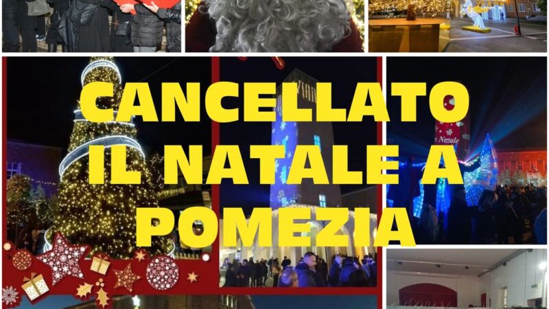 Pomezia, il Sindaco Zuccalà: “il Natale a Pomezia è cancellato”